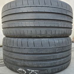 (2) 245 35 21 Michelin Tires 