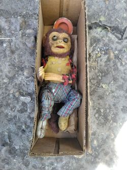 Clapping monkey old vintage