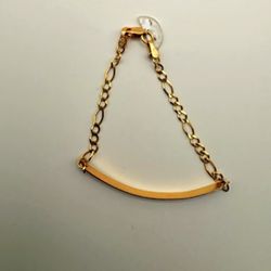 10kart Yellow Gold Baby Esclava Bracelet