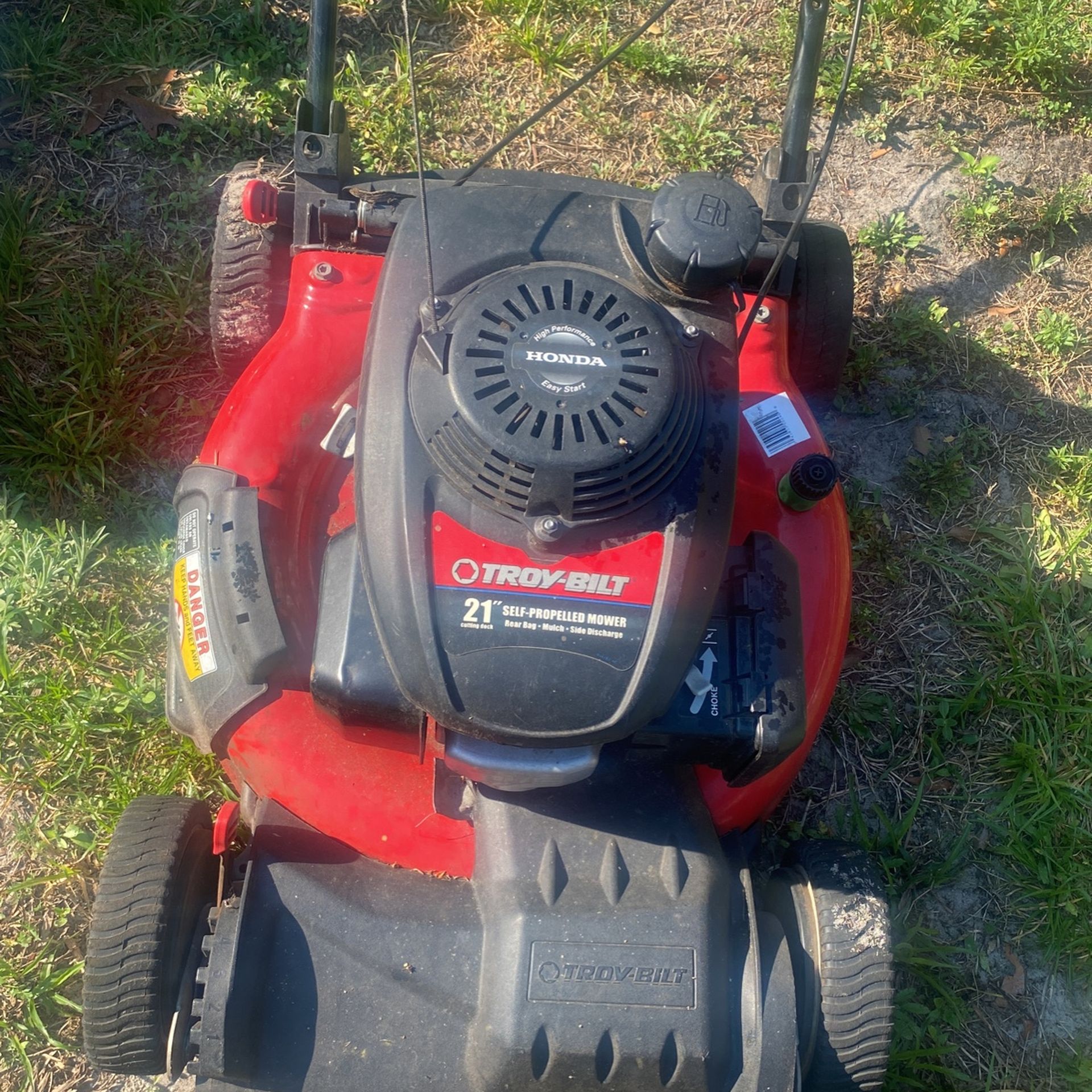 Troy bilt with honda motor clearance