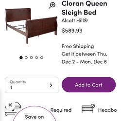 Bed- Queen 