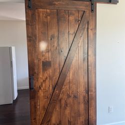 Solid wood Barn door