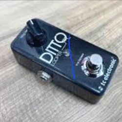 Tc Helicon Ditto Looper Pedal. Power Supply Not Incl.  24 Bit Allows For Considerably More Headroom Than, Say, AND Rc-3.  Works Perfect.