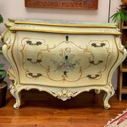 Italian Baroque Cabinet Dresser Italy 