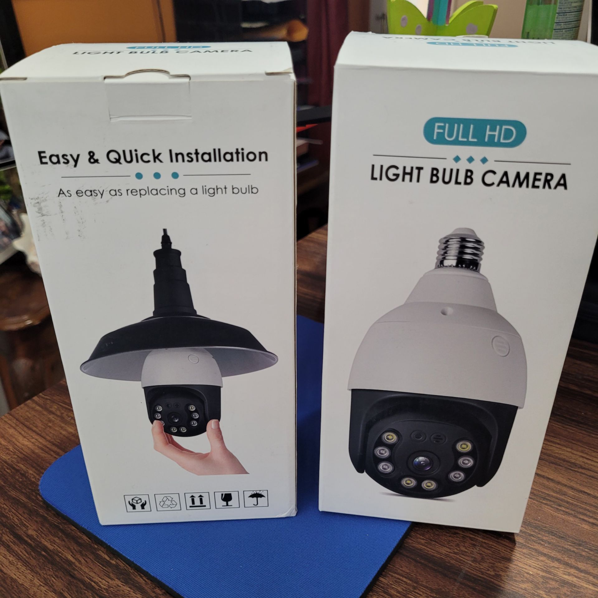 New - Security Cameras - build or socket $10.00
