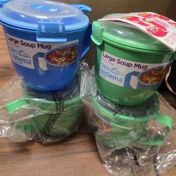 Large Soup Mugs 