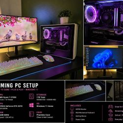 High-Performance Gaming PC Setup – RTX 2070 | Ryzen 7