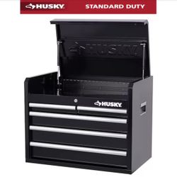 Husky Tool Storage 26 in. W x 16 in. D 5-Drawer Gloss Black Top Tool Chest=873