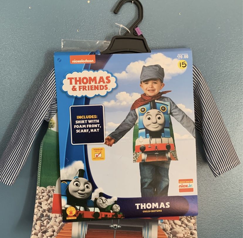 THOMAS THE TRAIN THOMAS AND FRIENDS TODDLER SIZE 2T-3T HALLOWEEN COSTUME