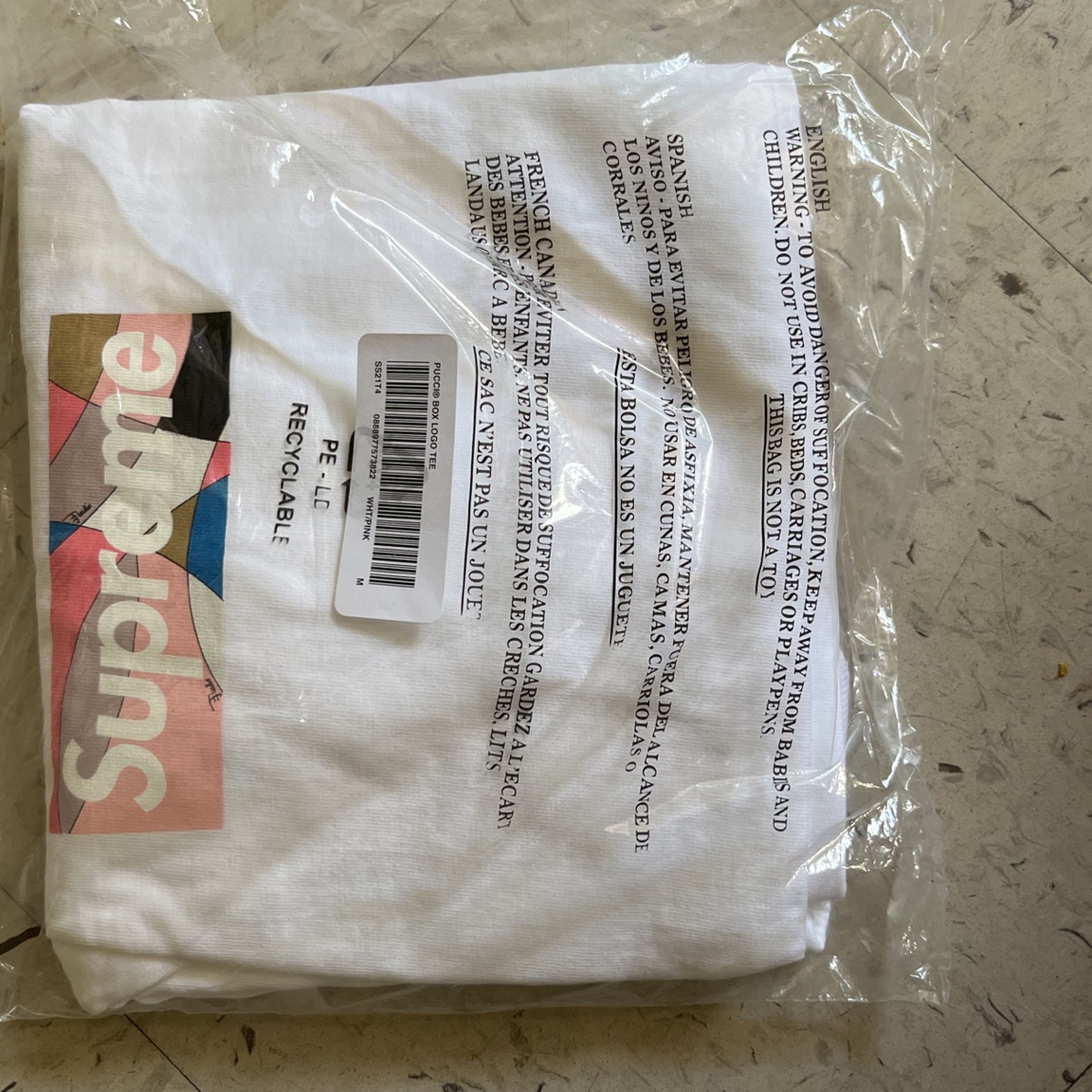 Supreme Emilio Pucci Box Logo Tee