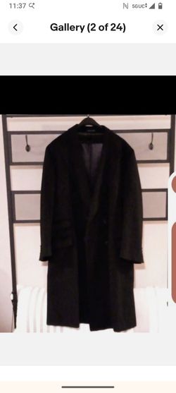 Overcoat -Classic Full length - Italian Made -100% Cashmere