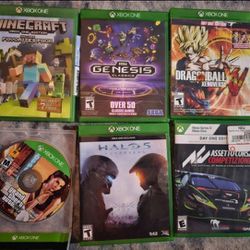 X Box One Video Game Lot