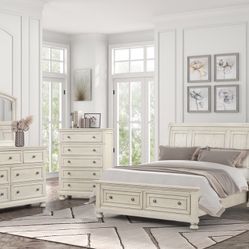 Magnolia40-4pc Queen Bedroom Set 💕😍✅📲🔥🚛😎👀