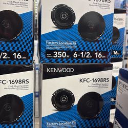 Kenwood 6.5” Speakers Performance Series KFC-1698rs Brand New 110 A Pair 