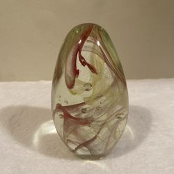 Egg Shaped Murano Glass 