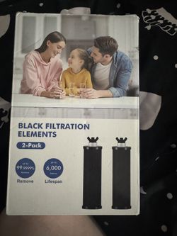 Black Filtration Elements 2 Pack