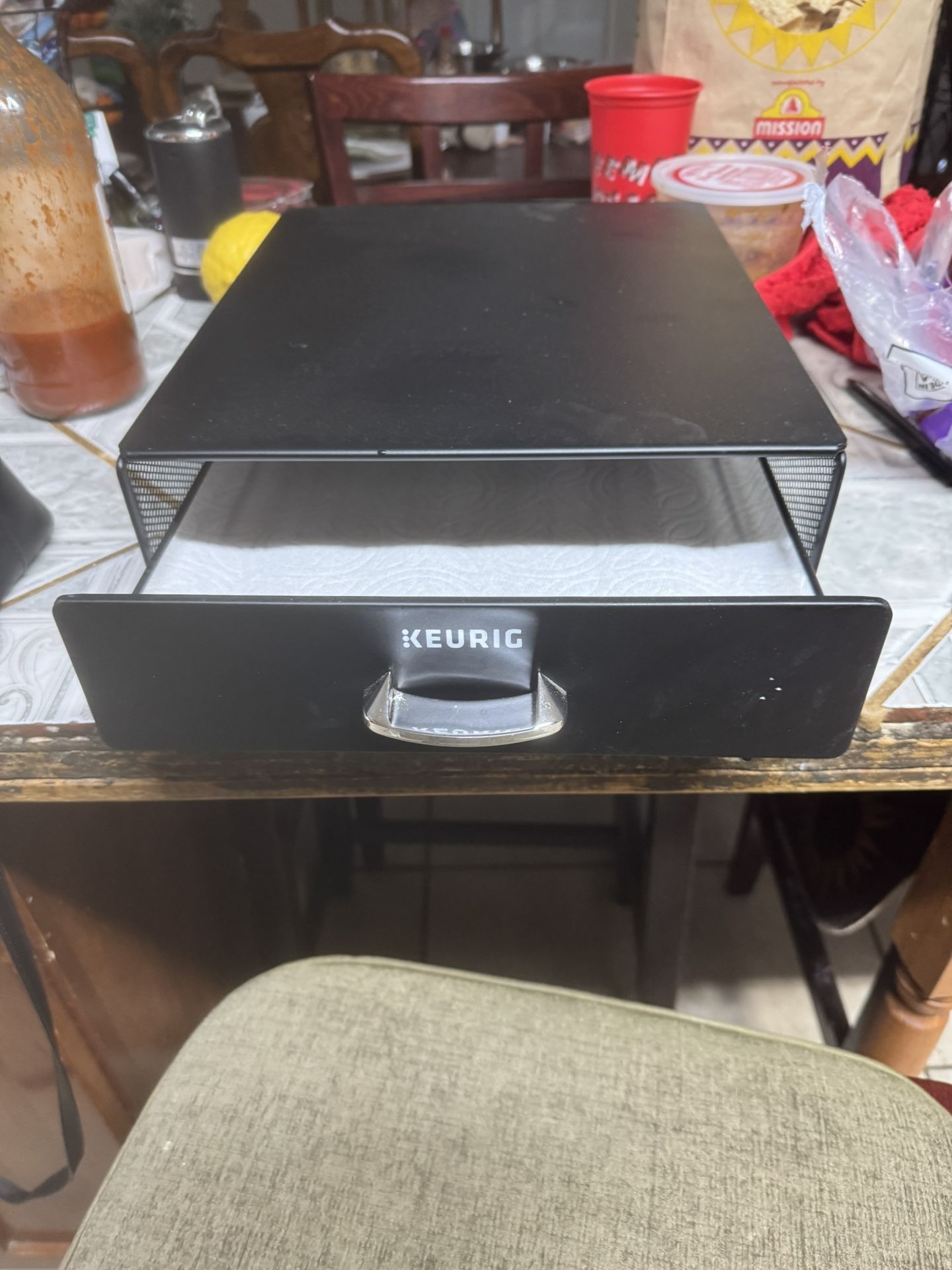  K-Cup Holder Drawer for Coffee Pods Storage, Black