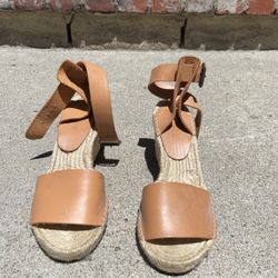 JCrew Corsica Espadrilles Wedges - Size 6
