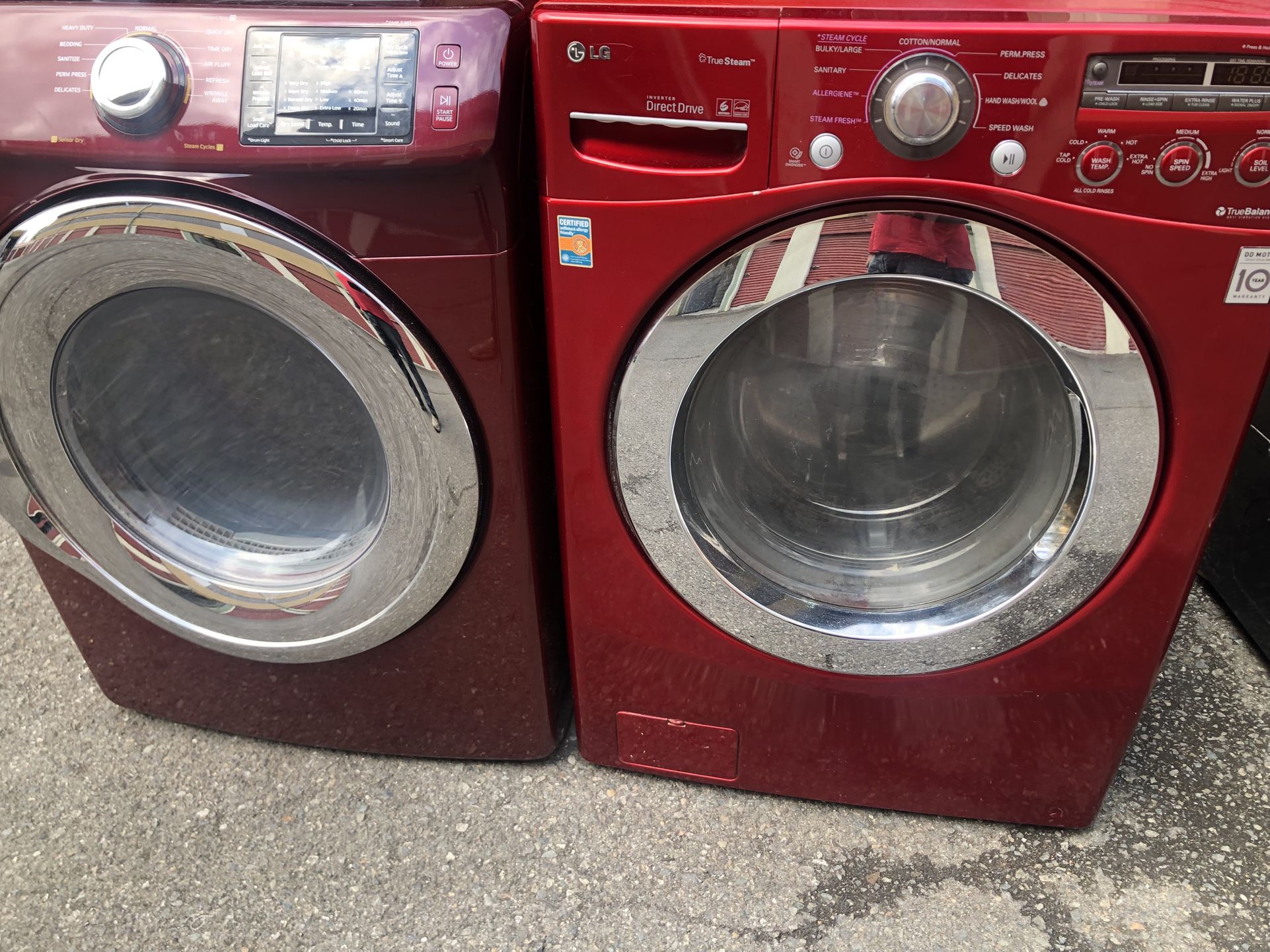 Front Load And Stackable Washer And Dryer Set Steam Settings DELIVERY