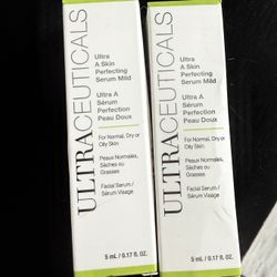 2 NWT Ultracueticals Ultra A Perfecting Skin Serum Mild 0.17 ounces