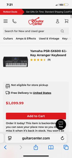 Yamaha Digital Keyboard