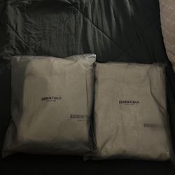 Light Oatmeal Essential Hoodie Sizes S-M 