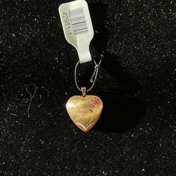 14KT heart locket 42981-1
