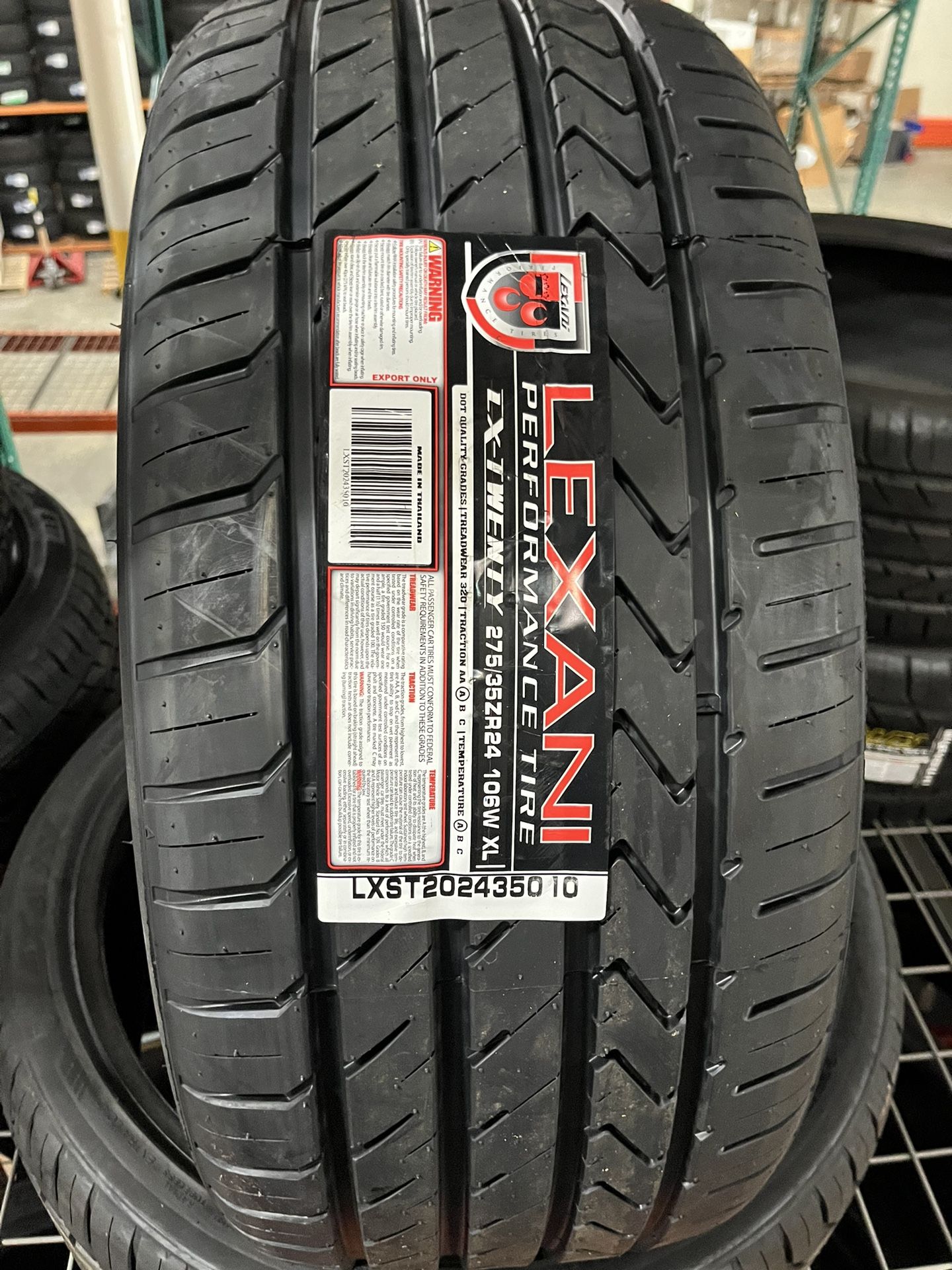 NEW TIRES 275/35/24 Lexani LX-20