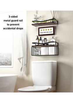Floating Shelves for Wall Decor Bathroom Shelves Over Toilet