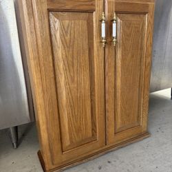 Small Wood Cabinet 