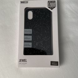 Black Jeweled iPhone X Case