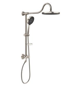 Tearel 9 Inches Rainfall Shower Head and Handheld Showerhead Combo Shower