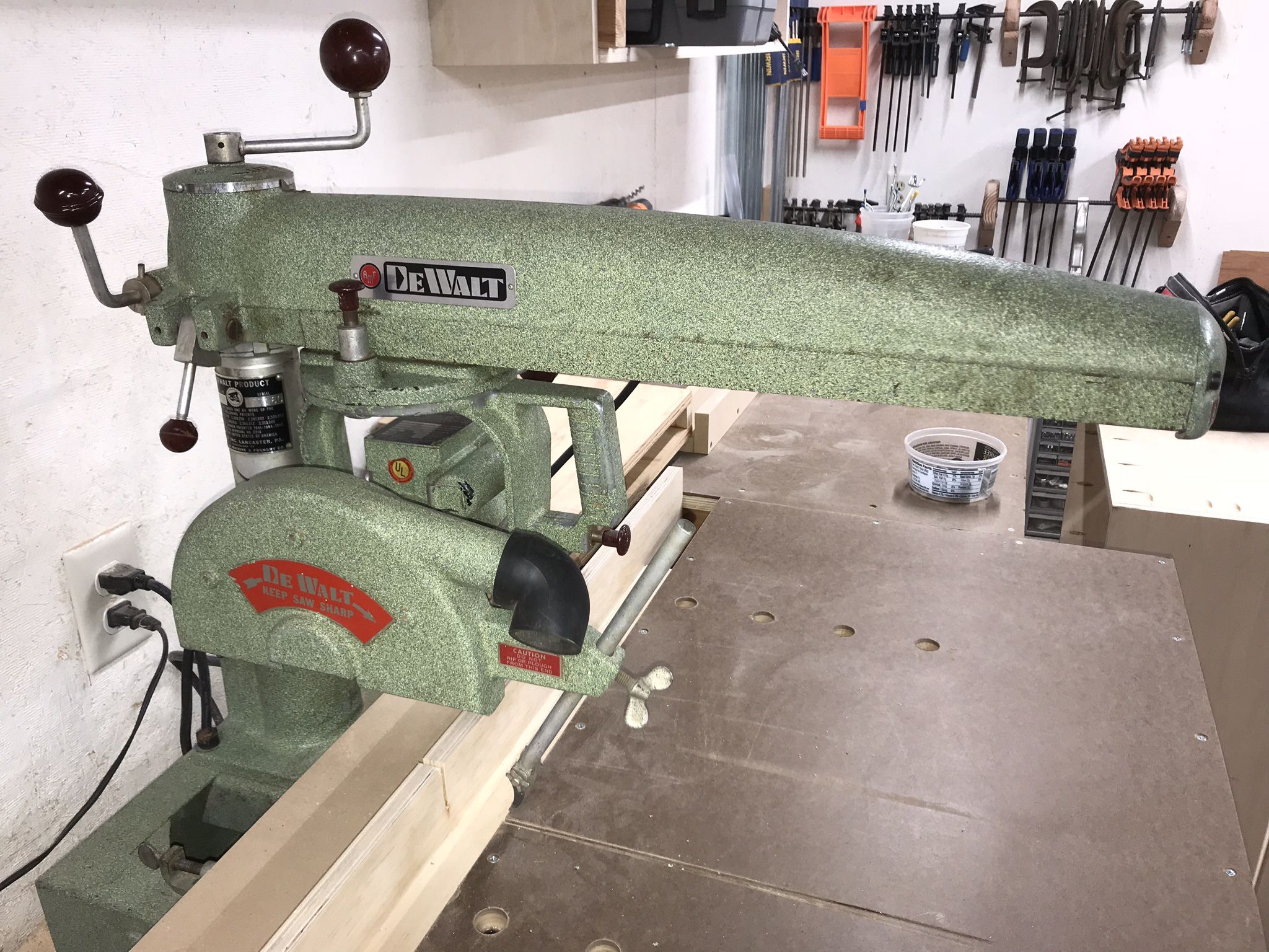 Vintage DeWalt Radial Arm Saw