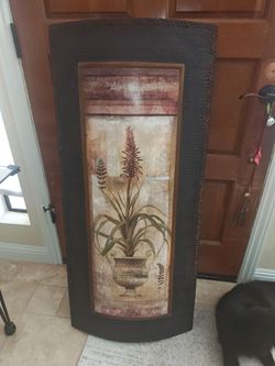Rojo Botanical II" by artist John Douglas.