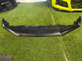 2016-2021 Honda Civic Style Unpainted Black Front Bumper Lip ⚠️Only fit conversión  typer style bumpers