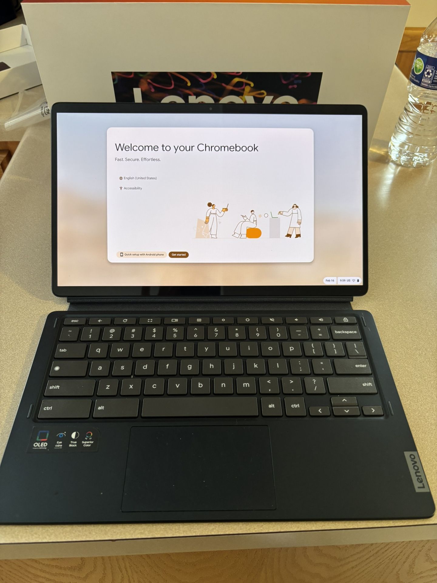Lenovo - Duet 5 Chromebook TouchScreen Laptop/Tablet In One * LIKE NEW * 