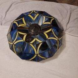 large custom made stainglass light