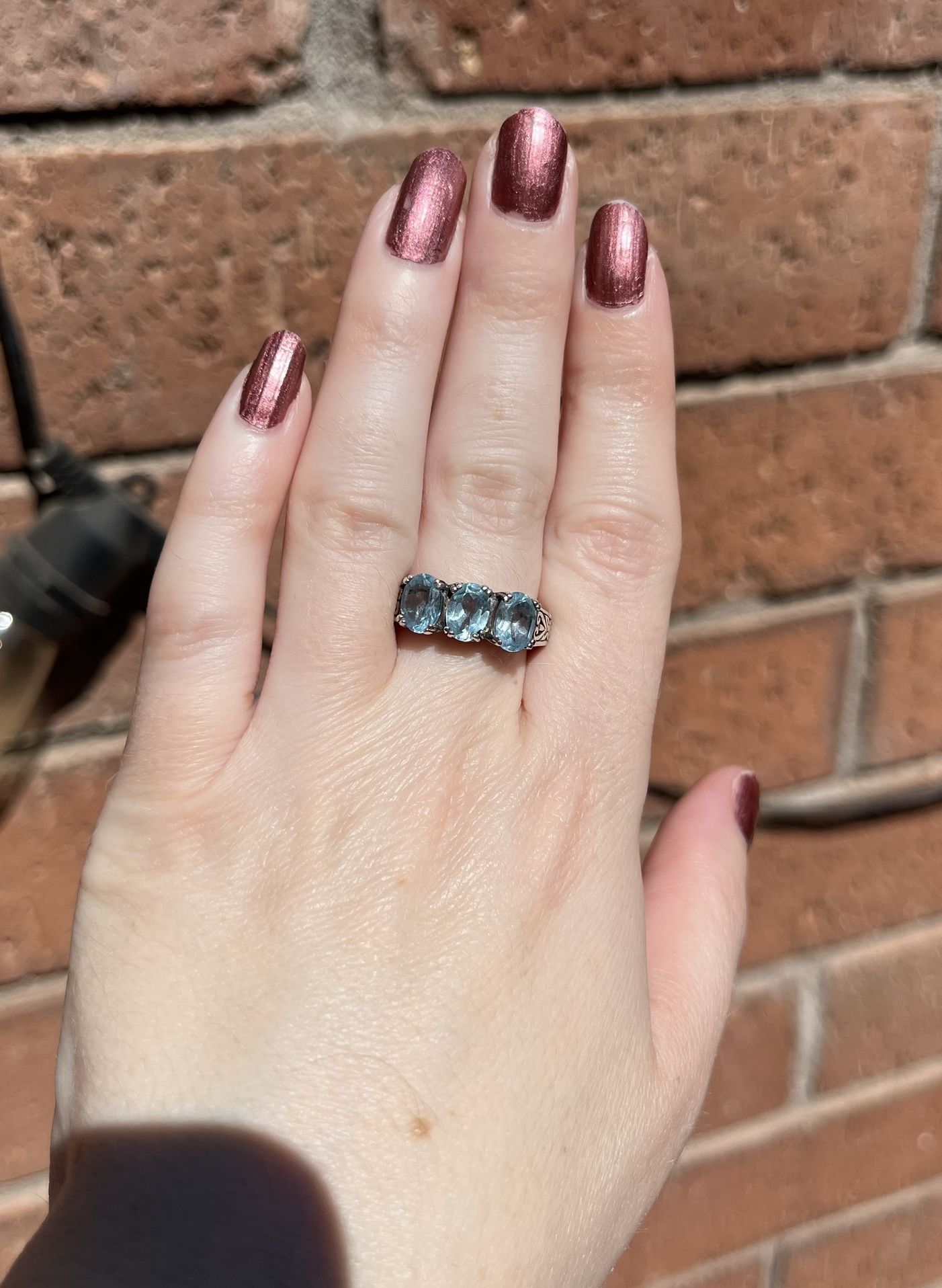 Blue Topaz Ring 