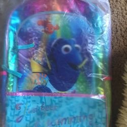 Disney Finding Dory Backpack “Just Keep Swimming” New In Package 