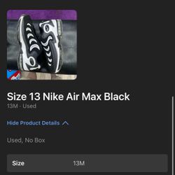 Nike Air Max Size 13