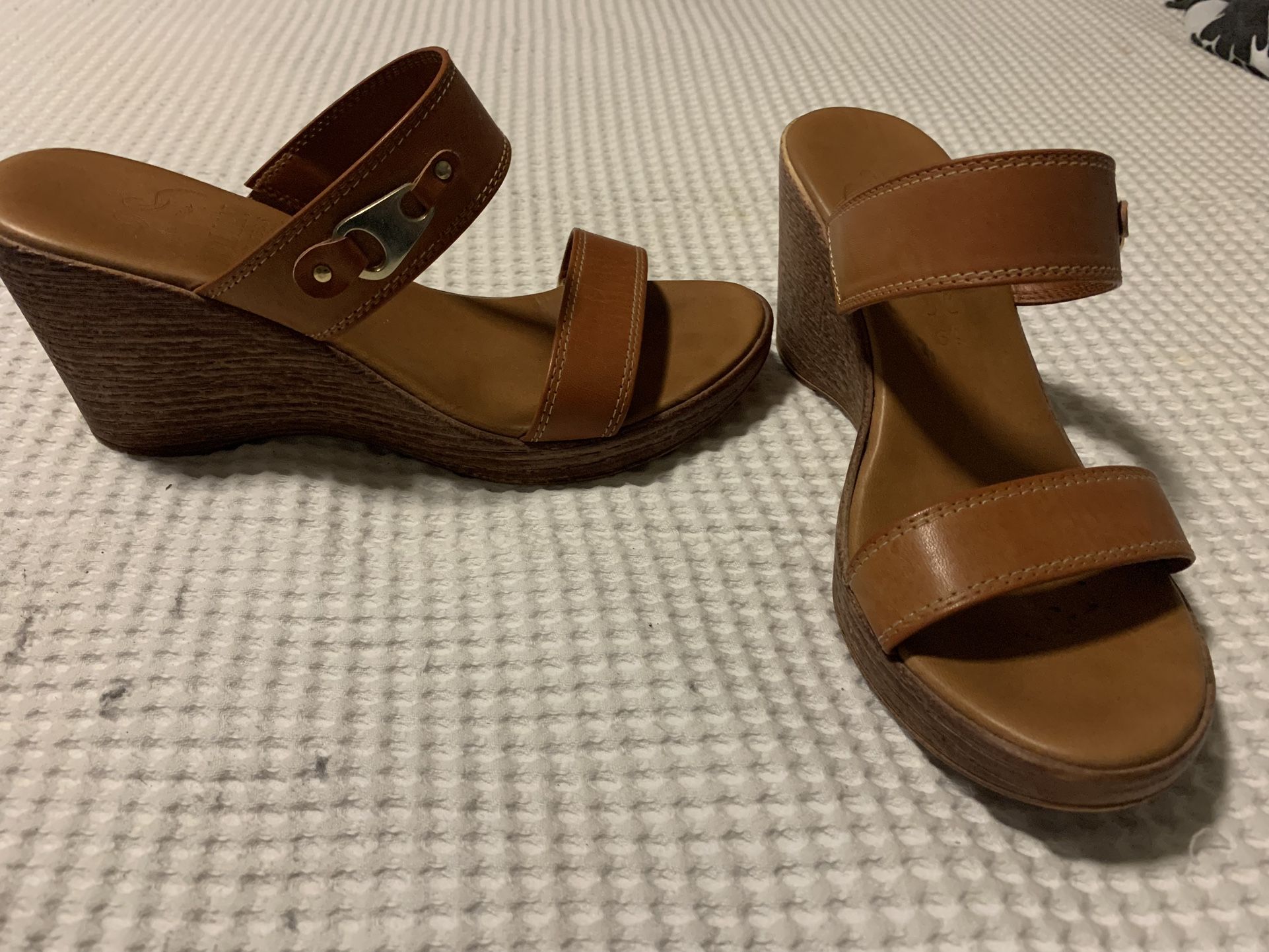 Brown Wedges Size 6.5