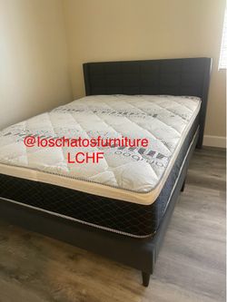 Queen size bed frame and mattress NEW