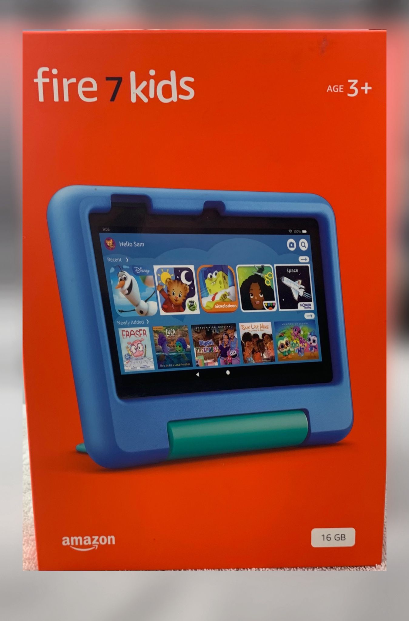 Amazon Fire 7 Kids tablet (Kindle 7 model) ages 3-12. Top Selling 16 Gbs