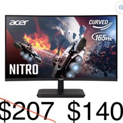 Acer ED270R Sbiipx 27" Curved Full HD 165Hz Monitor