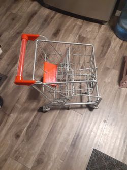 Metal Shopping Cartused Has A