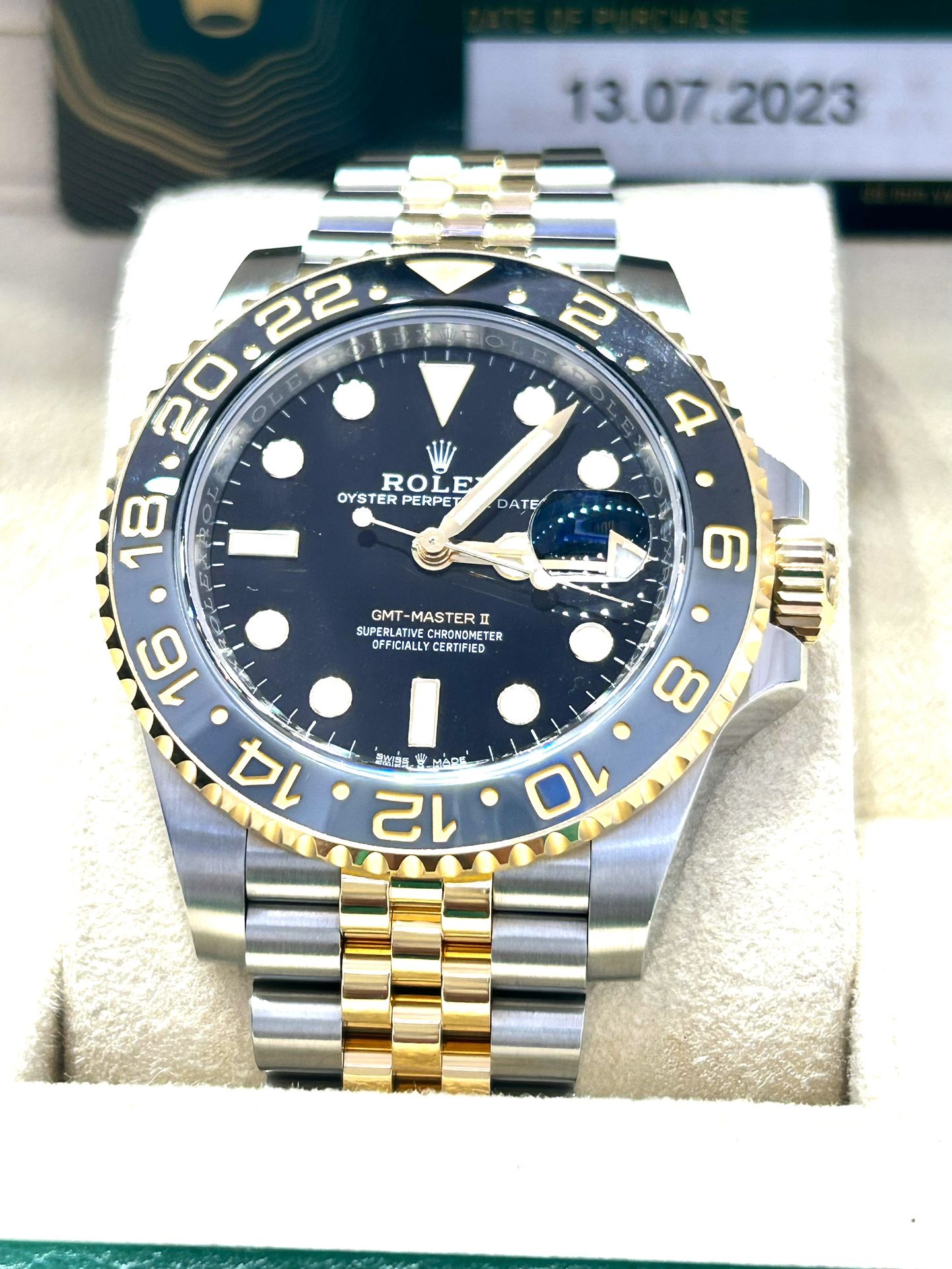 2023 Rolex 40mm GMT Master-II -W/Card