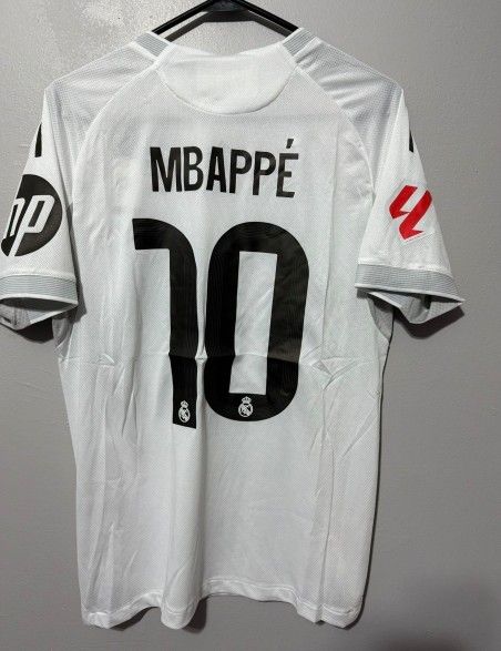 REAL MADRID MBAPPE SOCCER JERSEY $45. CASH PLEASE!!