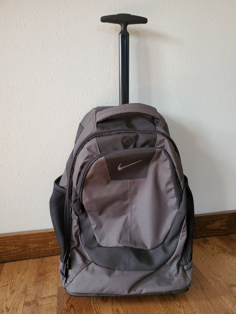 Nike rolling wheeled backpack