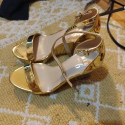 Mix #6 Gold Heels