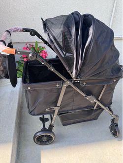 Large Dog Stroller Wagon - fits 66lbs. Brand New. Bassinet canopy stroller.